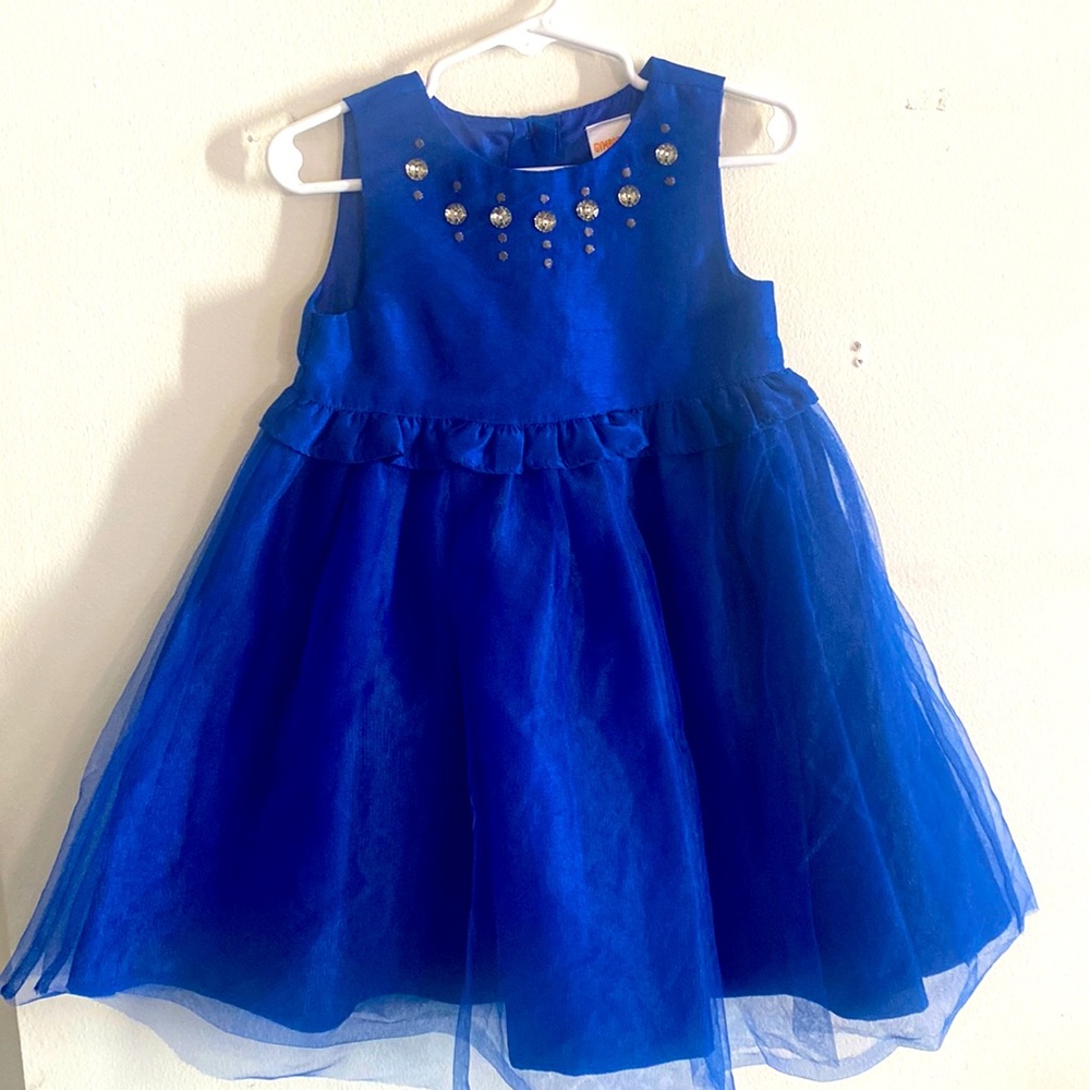 2T blue formal dress